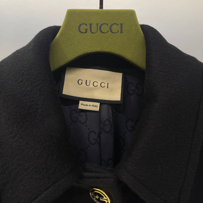 GUCCI LONG WOOL COAT STYLE 61