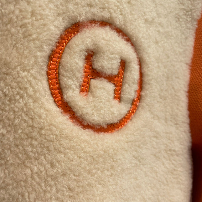 HERMES 25S SHEEPSKIN BOMBER JACKET 169