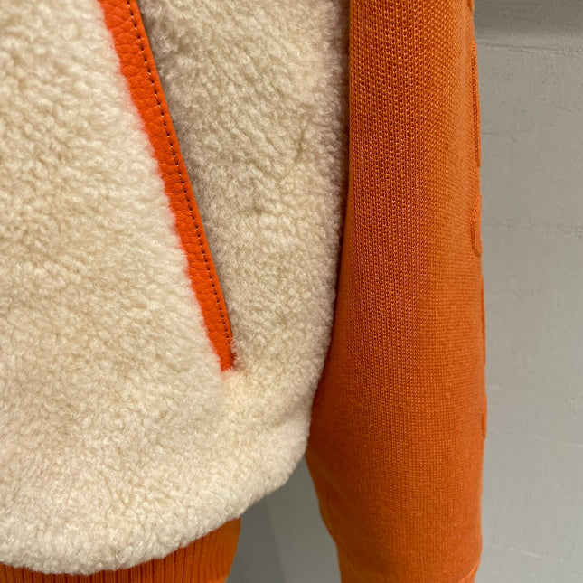HERMES 25S SHEEPSKIN BOMBER JACKET 169