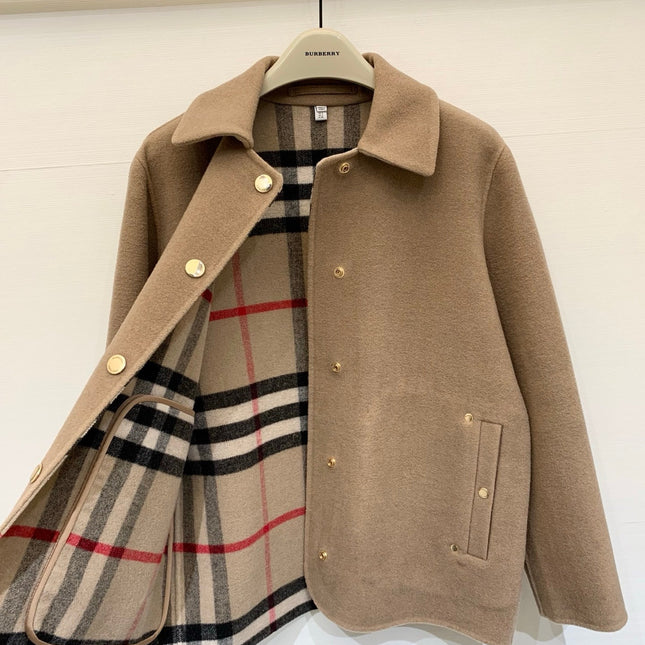 BURBERRY 25S REVERSIBLE KNITTED JACKET 093