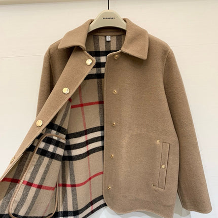 BURBERRY 25S REVERSIBLE KNITTED JACKET 093