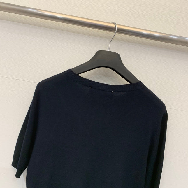 VALENTINO 26S SHORT SLEEVE KNIT TOP 227