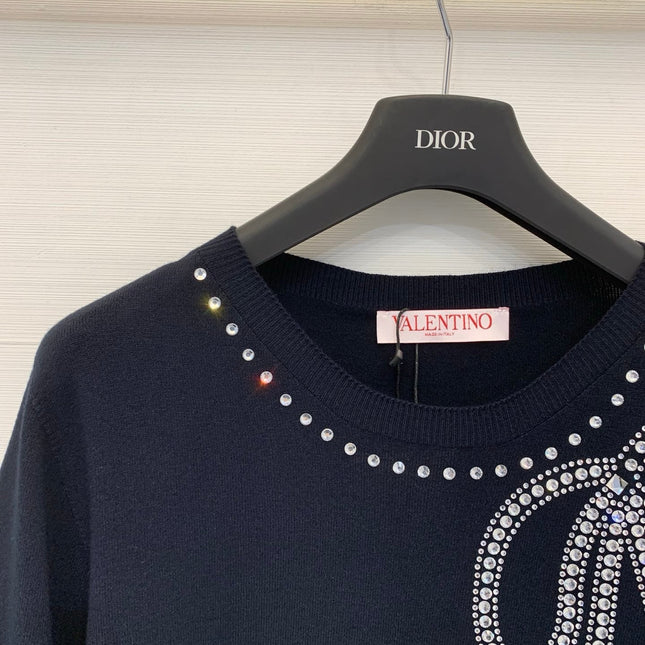 VALENTINO 26S SHORT SLEEVE KNIT TOP 227