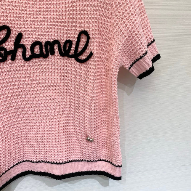 CHANEL 26S SHORT-SLEEVE SWEATER STYLE 1067