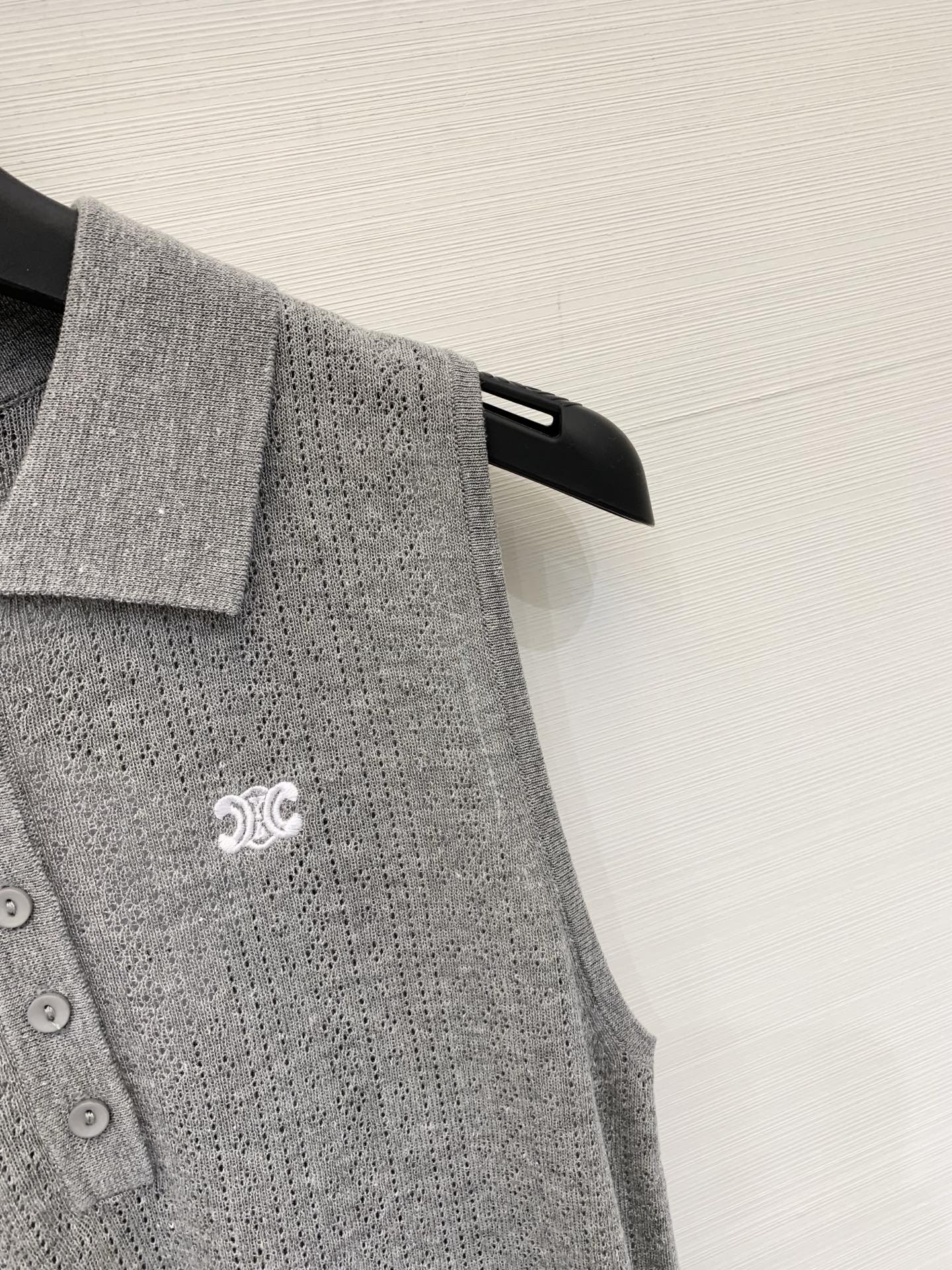 CELINE 26S SLEEVELESS POLO SHIRT 474