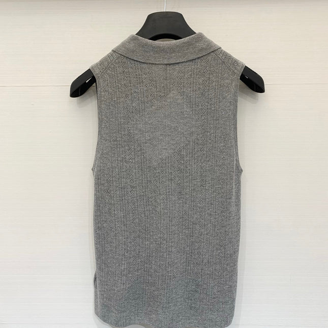 CELINE 26S SLEEVELESS POLO SHIRT 474