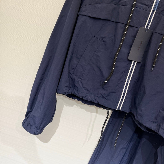 PRADA 26S JACKET AND STRAIGHT-LEG PANTS SET 1033