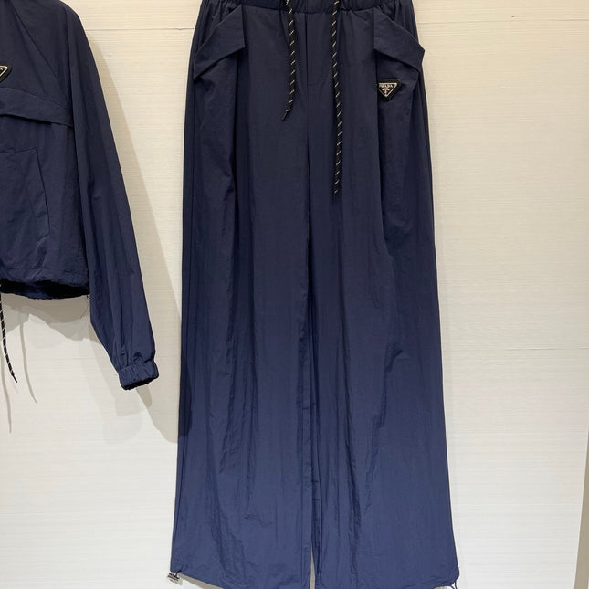 PRADA 26S JACKET AND STRAIGHT-LEG PANTS SET 1033