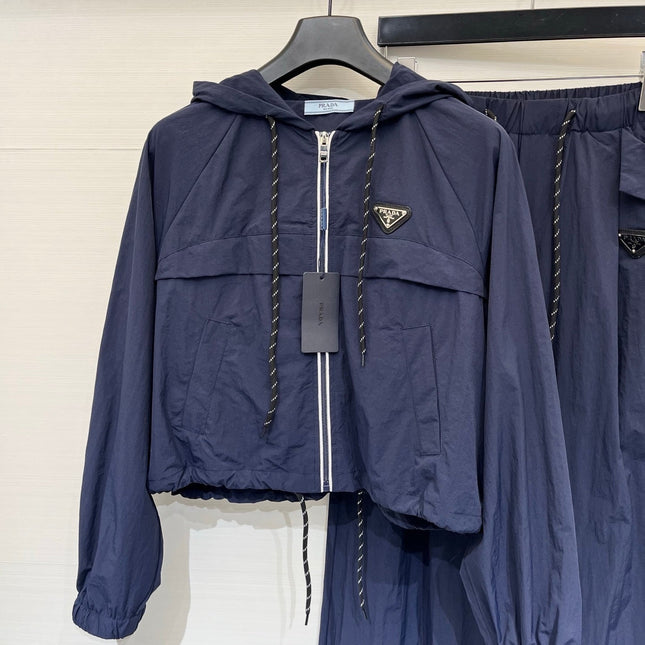 PRADA 26S JACKET AND STRAIGHT-LEG PANTS SET 1033