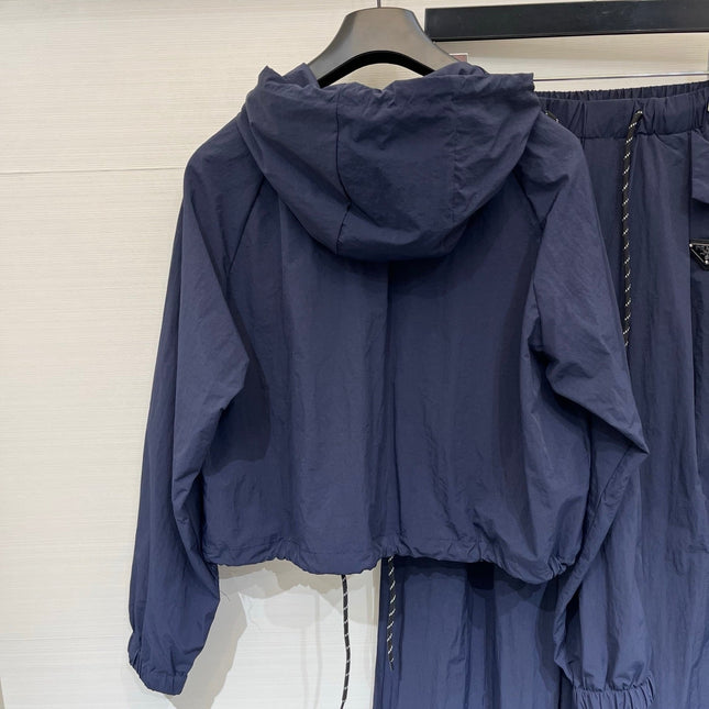 PRADA 26S JACKET AND STRAIGHT-LEG PANTS SET 1033