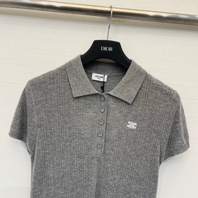 CELINE 26S KNIT POLO SHIRT 429