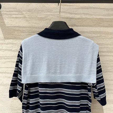 PRADA 26S SHORT-SLEEVE POLO SWEATER 1168