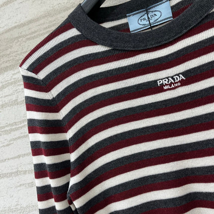 PRADA 26S LONG-SLEEVE KNIT TOP 1146