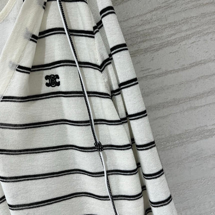 CELINE 26S V-NECK HOODED SWEATER 523
