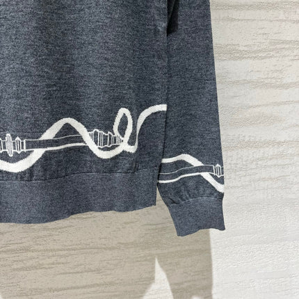 HERMES 26S CREWNECK KNIT SWEATER 867