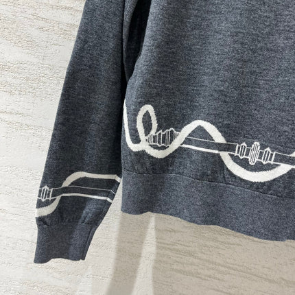 HERMES 26S CREWNECK KNIT SWEATER 867