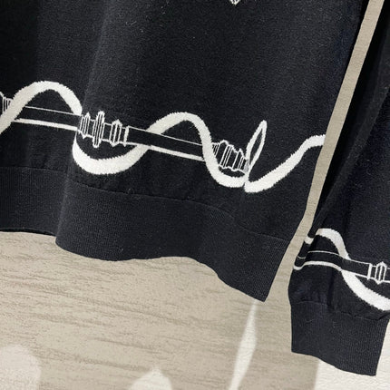 HERMES 26S CREWNECK KNIT SWEATER 866
