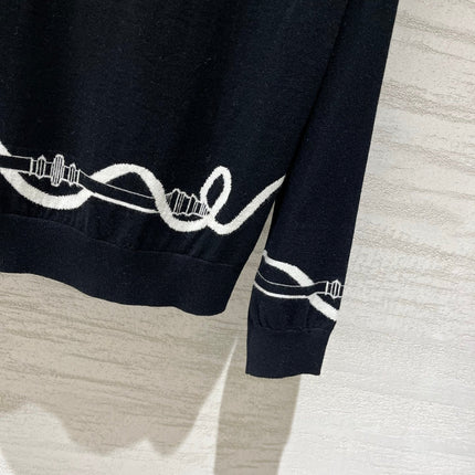 HERMES 26S CREWNECK KNIT SWEATER 866