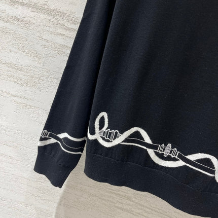 HERMES 26S CREWNECK KNIT SWEATER 866