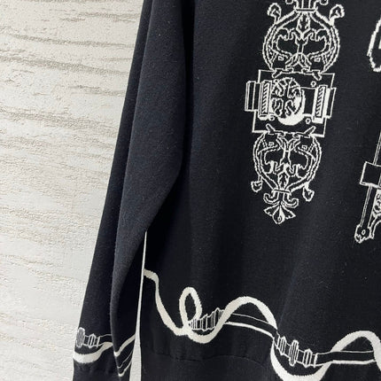 HERMES 26S CREWNECK KNIT SWEATER 866