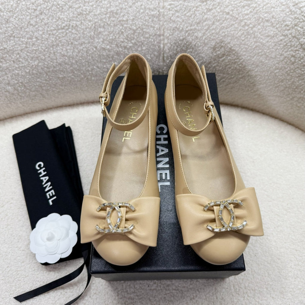 MARY JANE SHOES IN TORTILLA BROWN LAMBSKIN
