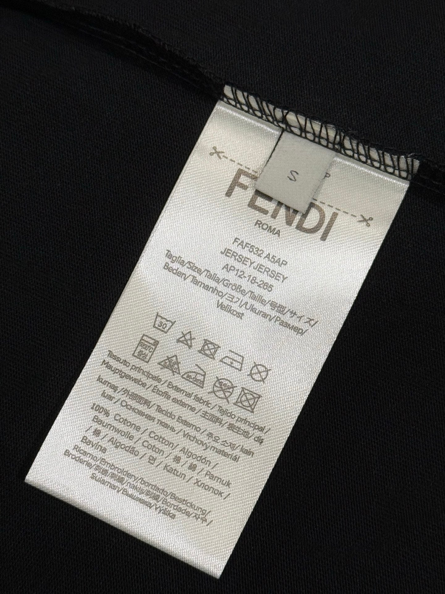 FENDI 26S SHORT SLEEVE T-SHIRT 191