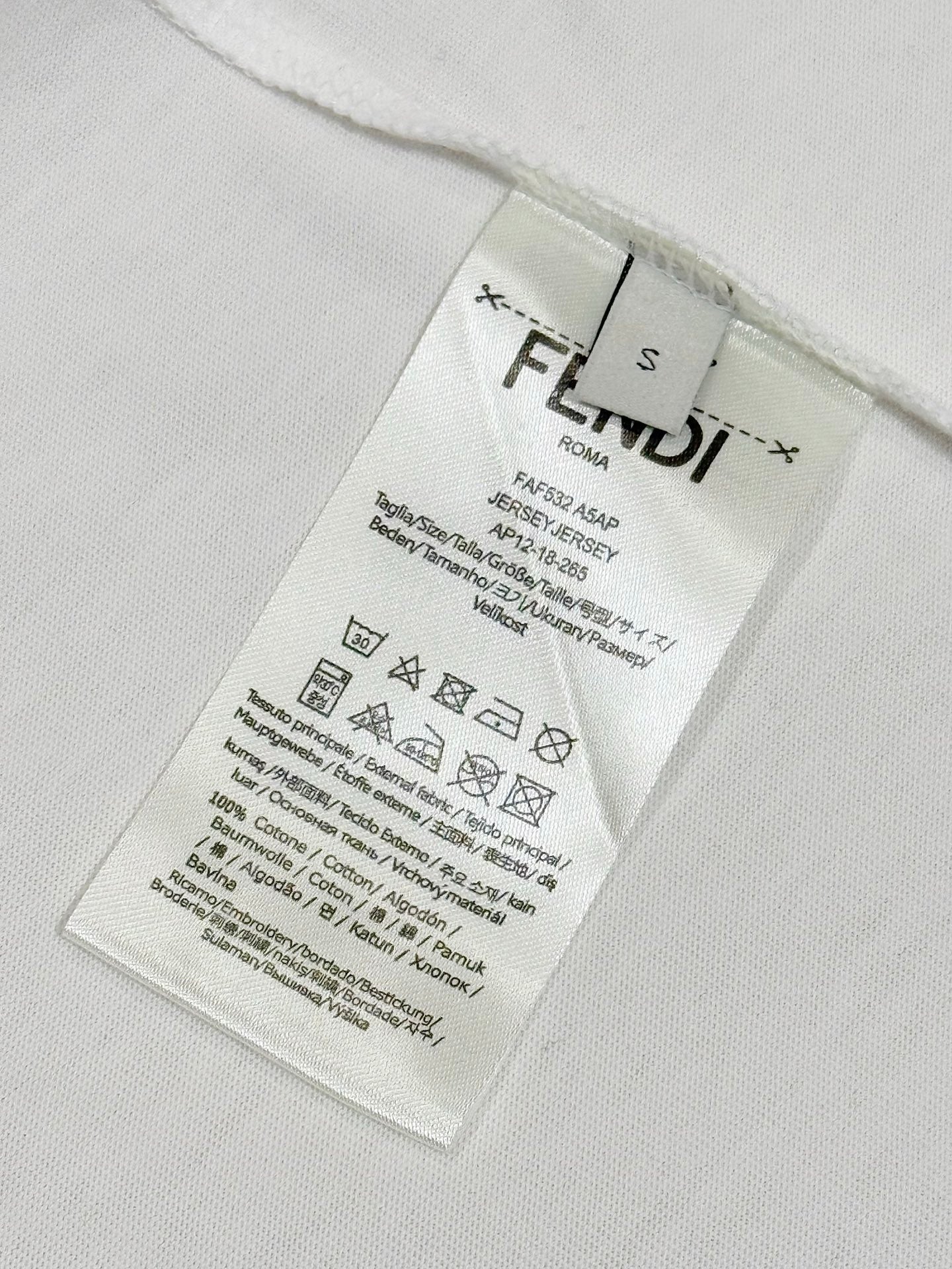 FENDI 26S SHORT SLEEVE T-SHIRT 193