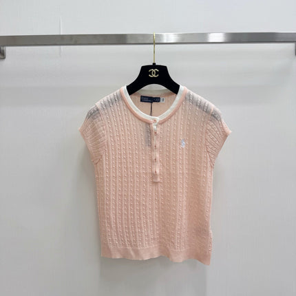 RALPH LAUREN 26S SHORT SLEEVE KNIT TOP 416