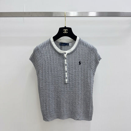 RALPH LAUREN 26S SHORT SLEEVE KNIT TOP 417