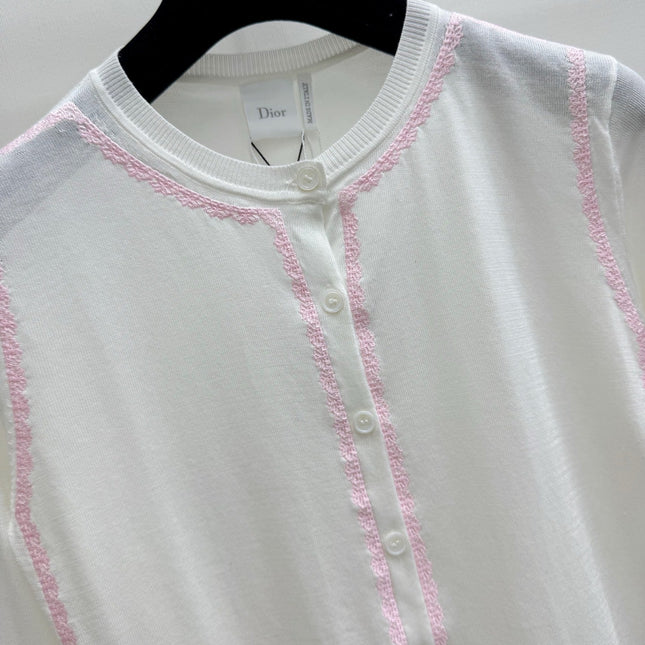 DIOR 26S LONG-SLEEVE KNIT CARDIGAN 1410
