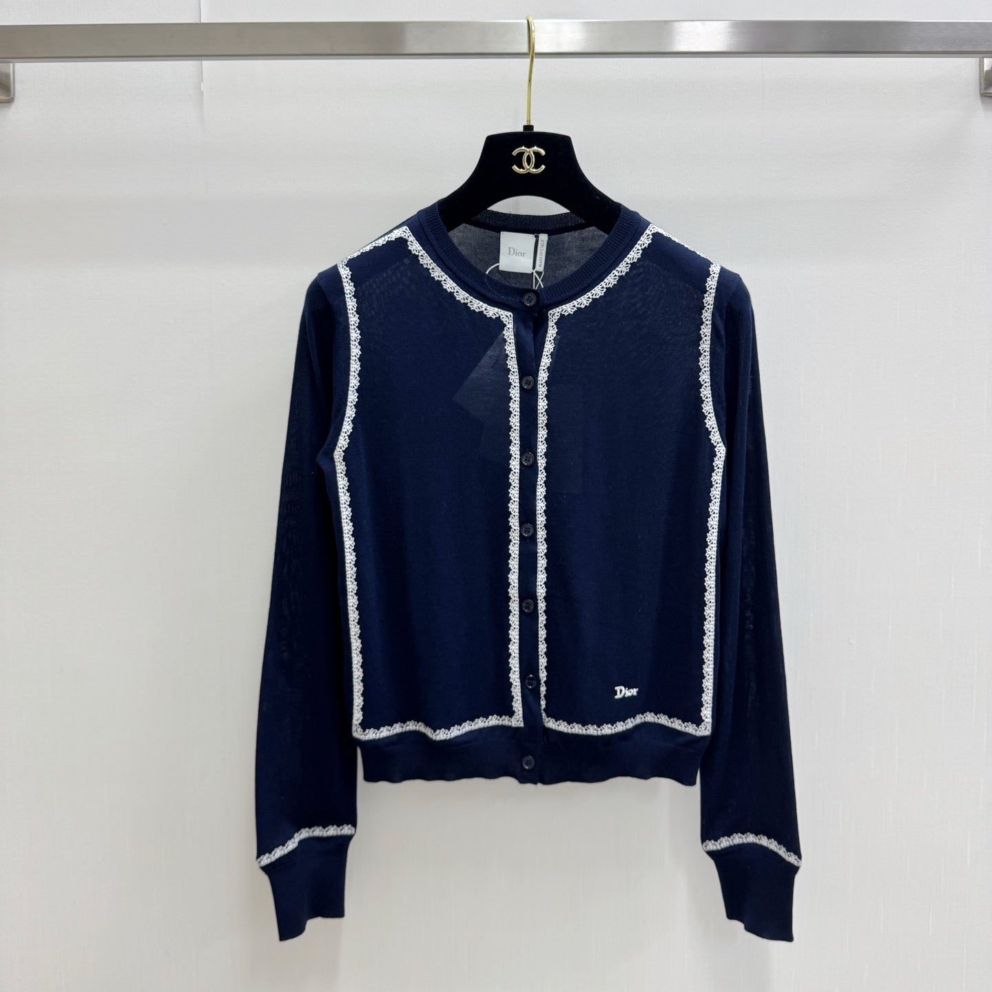 DIOR 26S LONG-SLEEVE KNIT CARDIGAN 1411