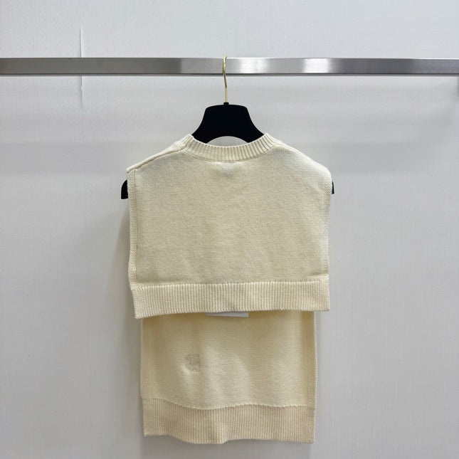 CHANEL 26S SLEEVELESS KNIT TOP 1315