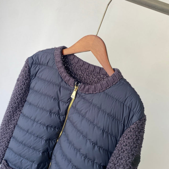 MONCLER 25S KNITTED PUFFER JACKET 422