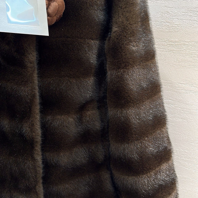 CHANEL 25S MINK FUR COAT 496