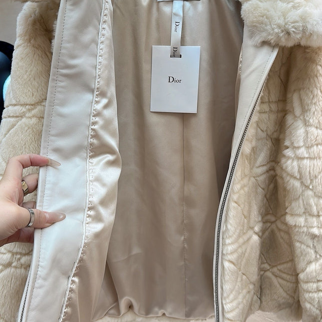 DIOR 25S RABBIT FUR JACKET 627