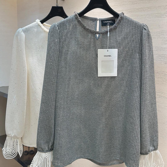 CHANEL 26S LONG-SLEEVE BLOUSE 872