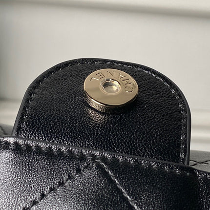 CHANEL 26S HOBO BAG 32 IN BLACK LAMBSKIN GOLD HARDWARE