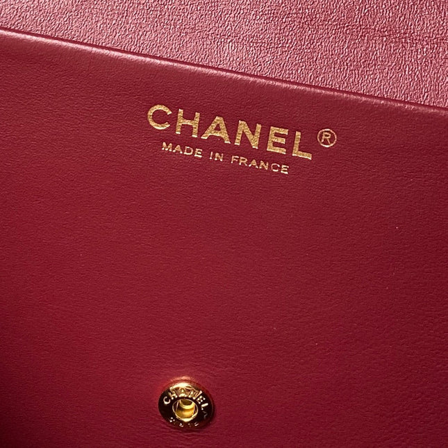 CHANEL 26S CC LOGO SHOULDER BAG 32 IN CAMEL BROWN GRAINED CALFSKIN