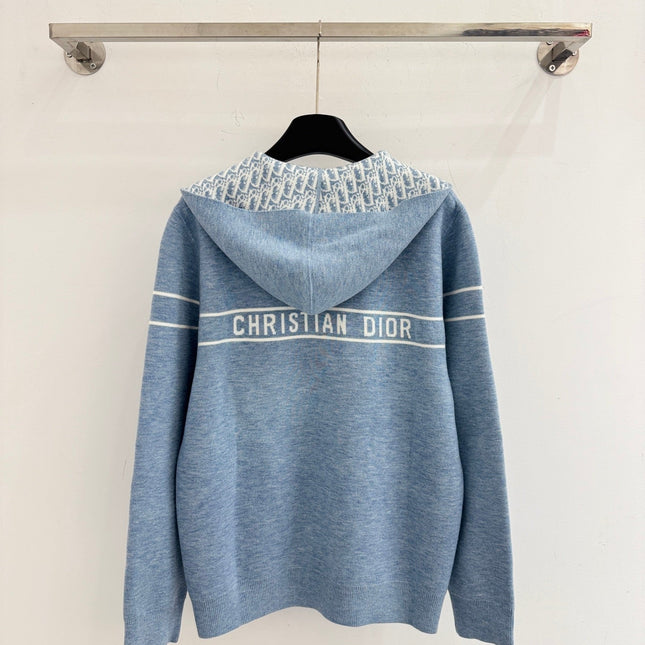 DIOR 25S HOODED KNIT CARDIGAN 598