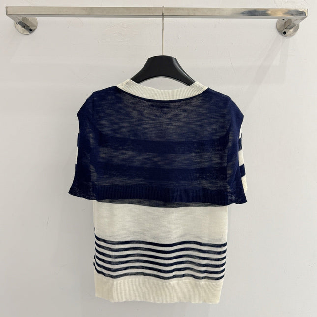 MIUMIU 26S SHORT-SLEEVED SWEATER STYLE 1097