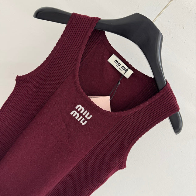 MIUMIU 26S SLEEVELESS TOP STYLE 1092