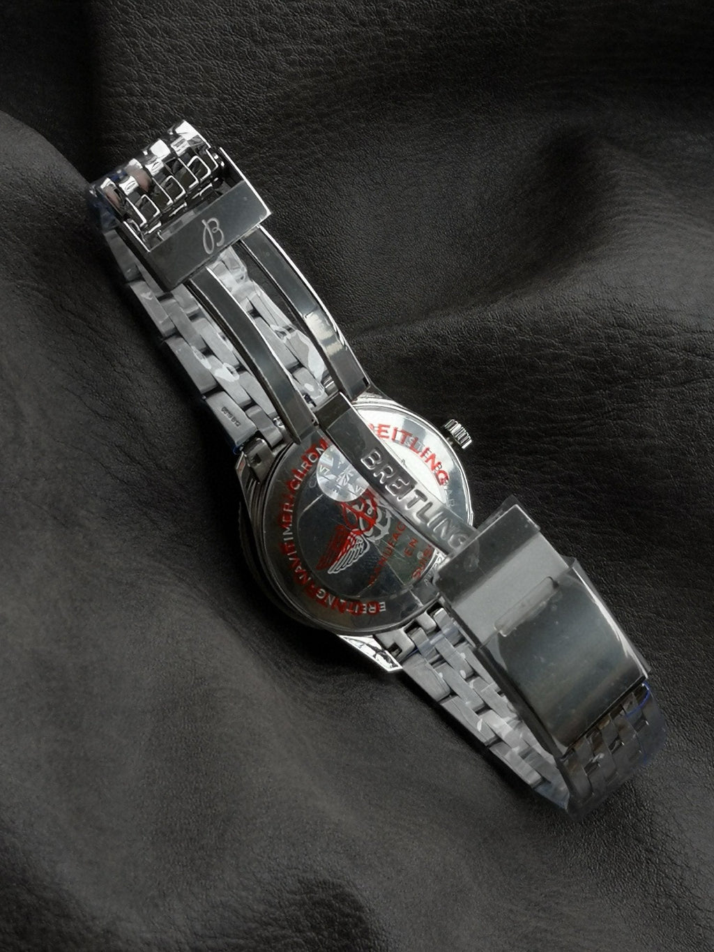NAVITIMER AUTOMATIC 41 STEEL BEZEL BLACK AND GRAY DIAL