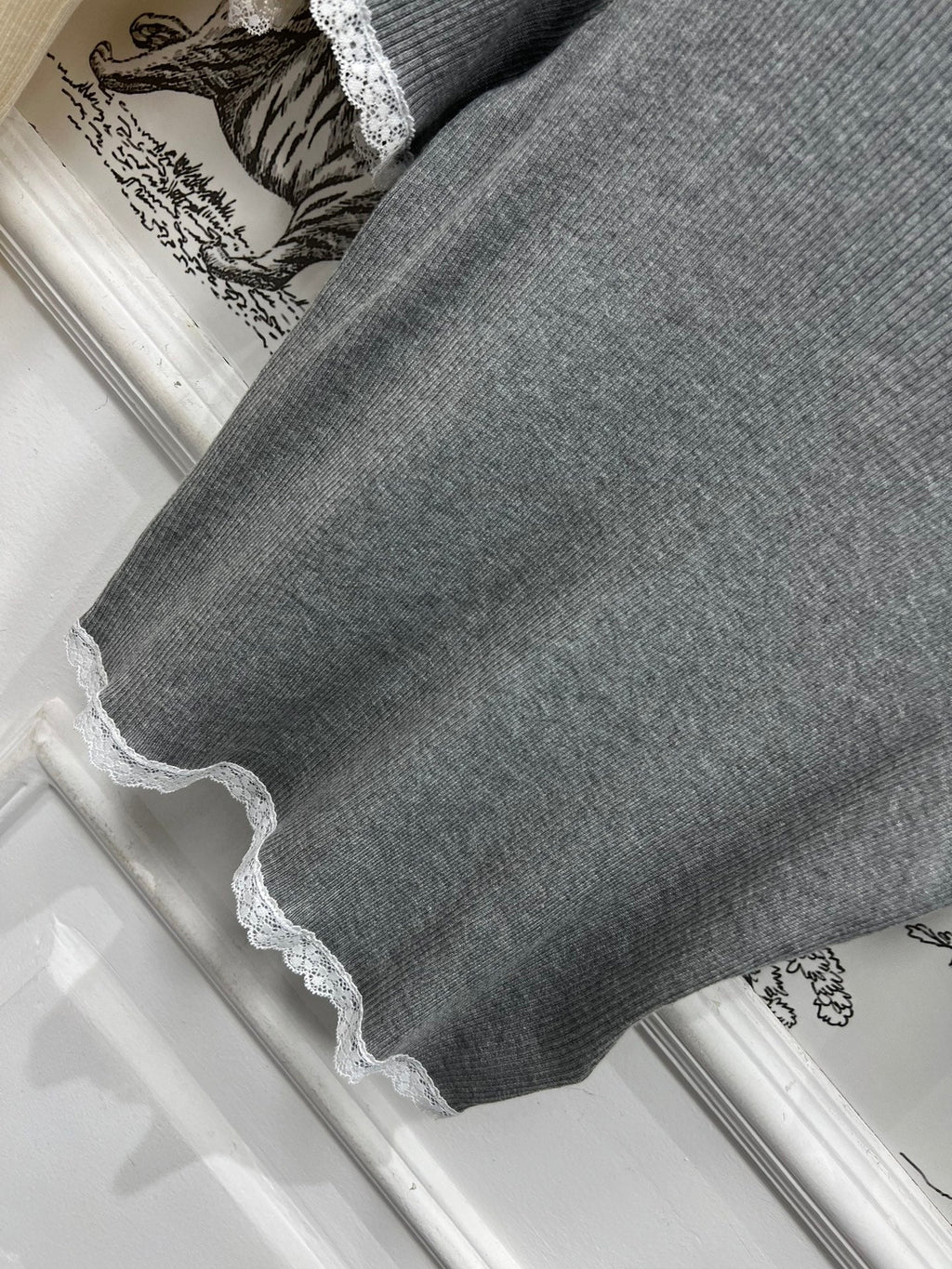 MIUMIU CROPPED KNIT FITTED TOP 268661