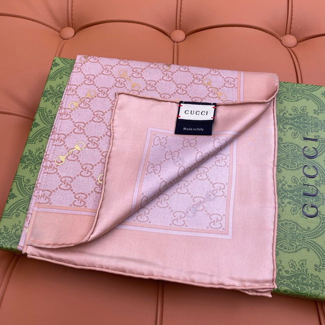 GUCCI 25S SCARF 90 IN SILK 718508