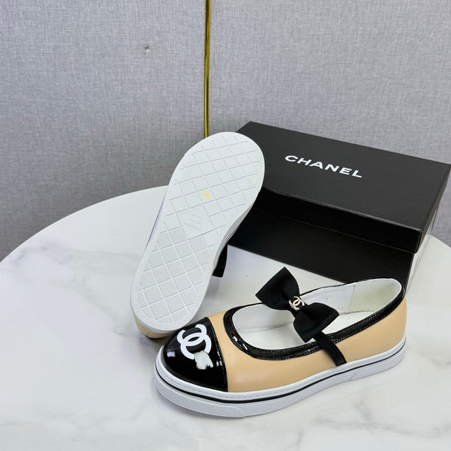 CHANEL 26S MARY JANE SNEAKERS IN BEIGE CALFSKIN