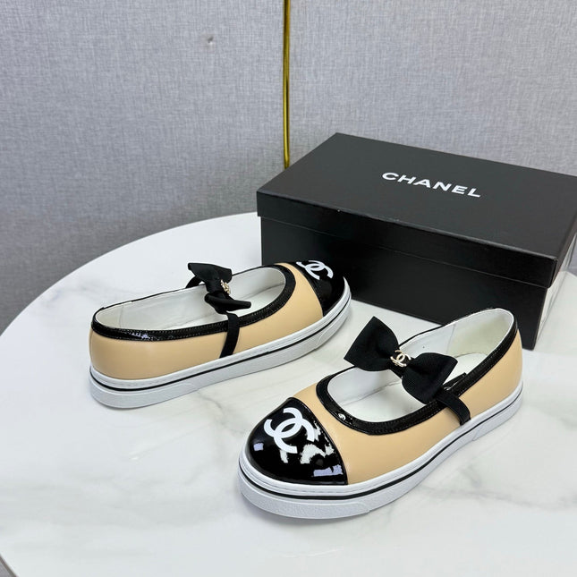 CHANEL 26S MARY JANE SNEAKERS IN BEIGE CALFSKIN
