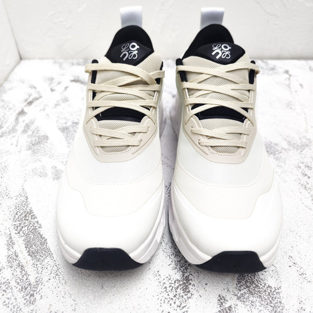 CLOUDTILT 2.0 SNEAKER PALE GRAY CALFSKIN AND BREATHABLE MESH