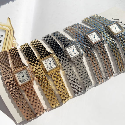 PANTHÈRE DE CARTIER WATCH GOLD AND SILVER CASE