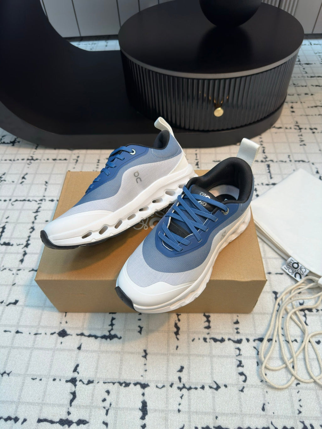 LW CLOUDTILT 2.0 SNEAKER WHITE AND BLUE POLYESTER