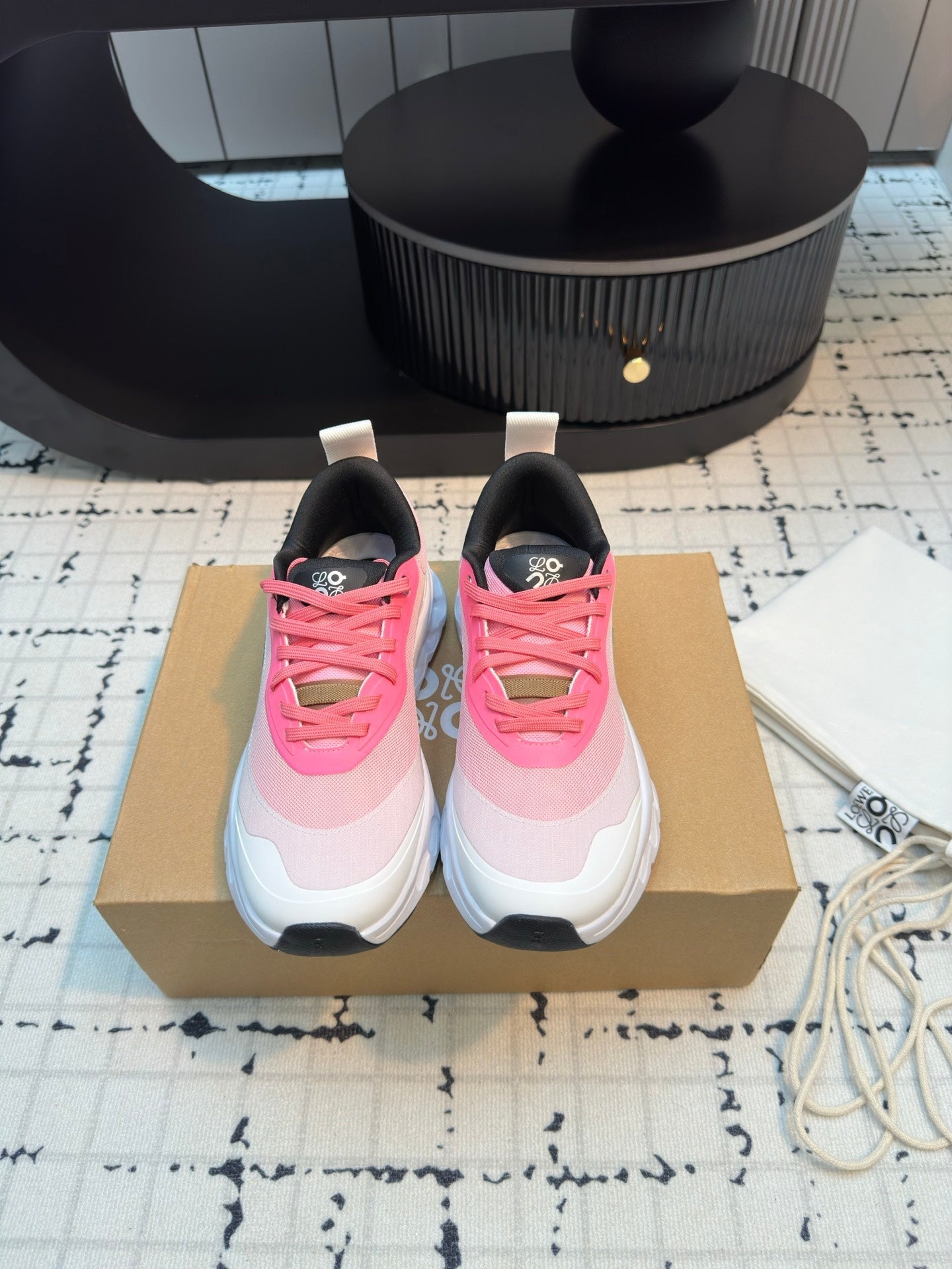 LW CLOUDTILT 2.0 SNEAKER PINK AND WHITE POLYESTER